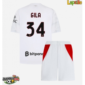 AC Milan Mario Gila #34 Vieraspaita Lapsille 2026-27 Lyhythihainen (+ shortsit)